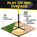 Indoor & Outdoor Team Game Original Flying Disc Toss Sport - Fun For Events & Gatherings - Play At The Beach, Backyard, Park, Tailgates - Quick Easy 3 Minute Setup For All Ages