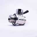 EZ-104(18mm-1.5) EZ Oil Drain Valve with removable Straight Hose End(H-001) Combo