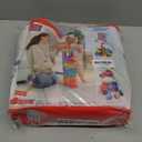 MEGA BLOKS First Builders Toddler Blocks Toys Set, Big Building Bag with 80 Pieces and Storage, Blue, Ages 1+ Years