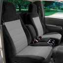 Jokuye Washable Oxford Fabric Seat Cover for Chevrolet Colorado GMC Canyon 2004 2005 2006 2007 2008 2009 2010 2011 2012, Front 60/40 Split Bench with Console Armrest - Gray