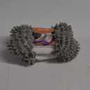 Dust Mop Slippers  Gray One Size 4 Pack
