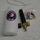 Tool Daily Foam Cannon with 1/4 Inch Quick Connector, 1 Liter, 5 Pressure Washer Nozzle Tips