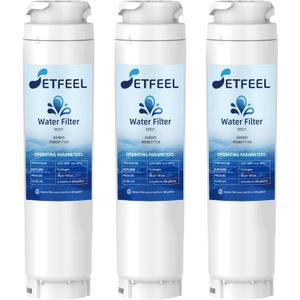 11034152 Water Filter Replacement Fit Bosch Thermador Ultra-Clarity 644845 REPLFLTR10 BORPLFTR10 9000-077104 9000194412 B26FT70SNS B22CS80SNS, Water Filter Cartridge 3 Packs SETFEEL