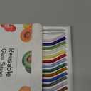 14 Pcs Reusable Bent Colorful Glass Straws,9''x8 mm Shatter Resistant Cute Drinking Straws with 2 Cleaner Brush for Coffee,Juice,Cocktail,Teas,Beverages