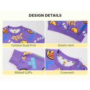 Cartoon Yellow Duck T Shirt for Boy Girl Top Short Sleeve T-Shirt Graphic Tee (Size 130/64)