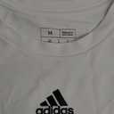 adidas Boys' Short Sleeve White Medium