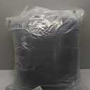 CozyLux Queen Comforter Set Black, 7 Pieces Bed in a Bag, Black Comforter Queen Size, All Season Bedding Sets with Stitch Quilted Comforter, Flat Sheet, Fitted Sheet, Pillowcases