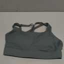 RUNNING GIRL High Impact Sports Bras for Women - Scoop Neck Strappy Sports Bra High Support Moulded Cup Workout Bra.M