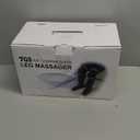 Leg Massager for Circulation and Pain Relief Thigh Compression Massager with 6 Modes 3 Vibration Knee Massage with Heat Leg Circulation Machine for Thigh Calf and Feet Relaxation for Athletes/Seniors (Black)