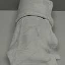 Bedsure GentleSoft Fleece Throw Blanket - Light Grey Lightweight Blankets for Sofa, Couch, Bed, Camping, Travel - Super Soft Cozy Microfiber Throws, 50x60 inches