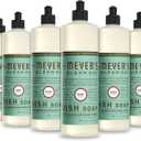 MRS. MEYER'S CLEAN DAY Liquid Dish Soap, Biodegradable Formula, Basil, 16 fl. oz - Pack of 6