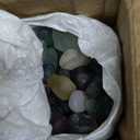 3 Lb Fluorite Crystal Chips Aquarium Fish Tank Gravel, Tumbled Crushed Stone Crystal Chips Bulk Irregular Shaped Decorative Vase Fillers Aquarium Gravel Rocks