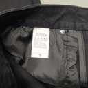 High Stretch Skinny Jeans in Pure Black, High-Waist with Button Details for All Seasons, Small