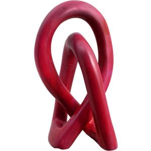 Continuous Looped Entwined Love Knot Sculpture Unique Modern Contemporary Dcor Hand-Crafted Soapstone Artisans of Kenya Genuine Human Hands Precious Gift (6 Inch, Red) Continuous Looped Entwined Love Knot Sculpture Unique Modern Contemporary Dcor Hand-Crafted Soapstone Artisans of Kenya Genuine Human Hands Precious Gift (6 Inch, Red)