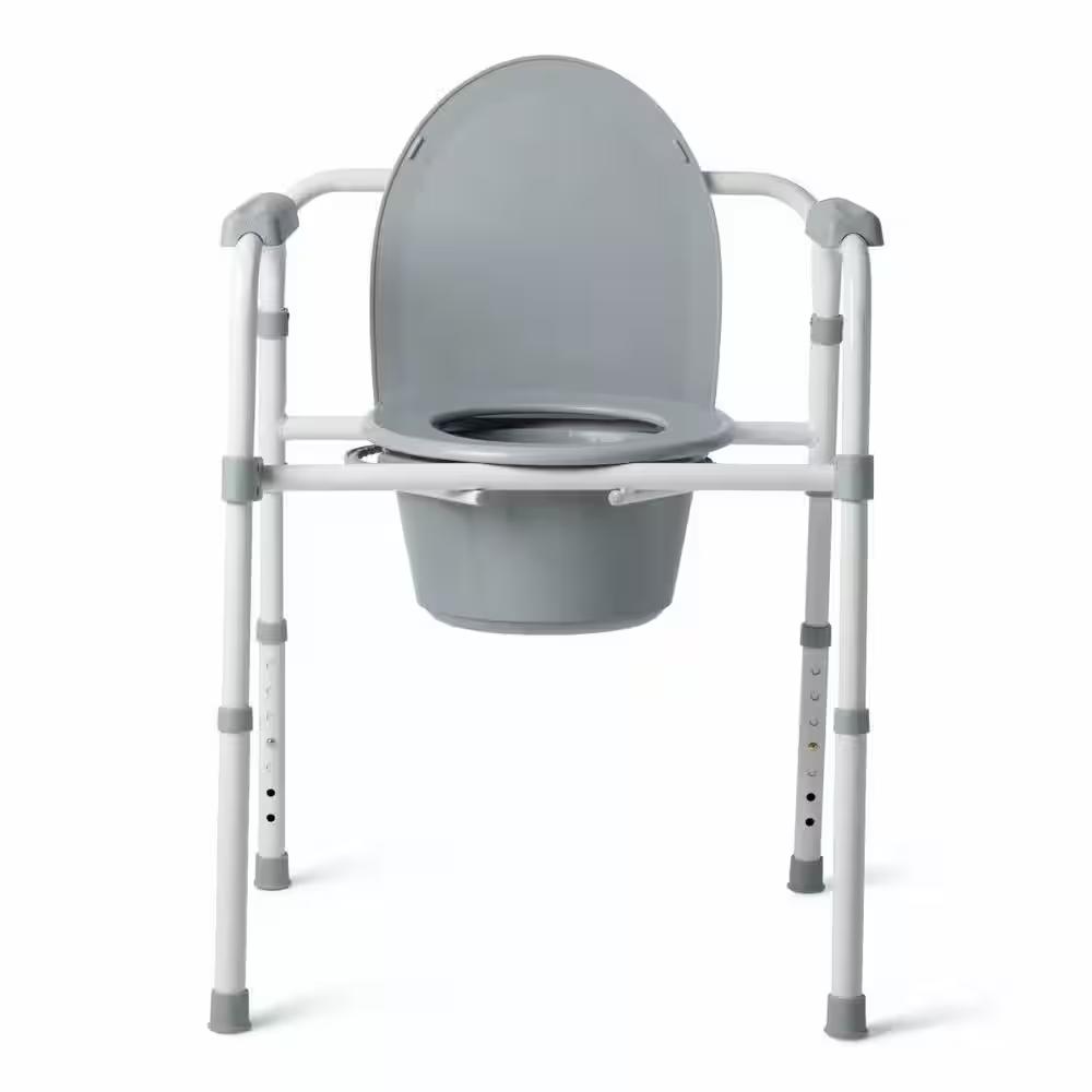 Drive Medical Steel Folding Frame Commode