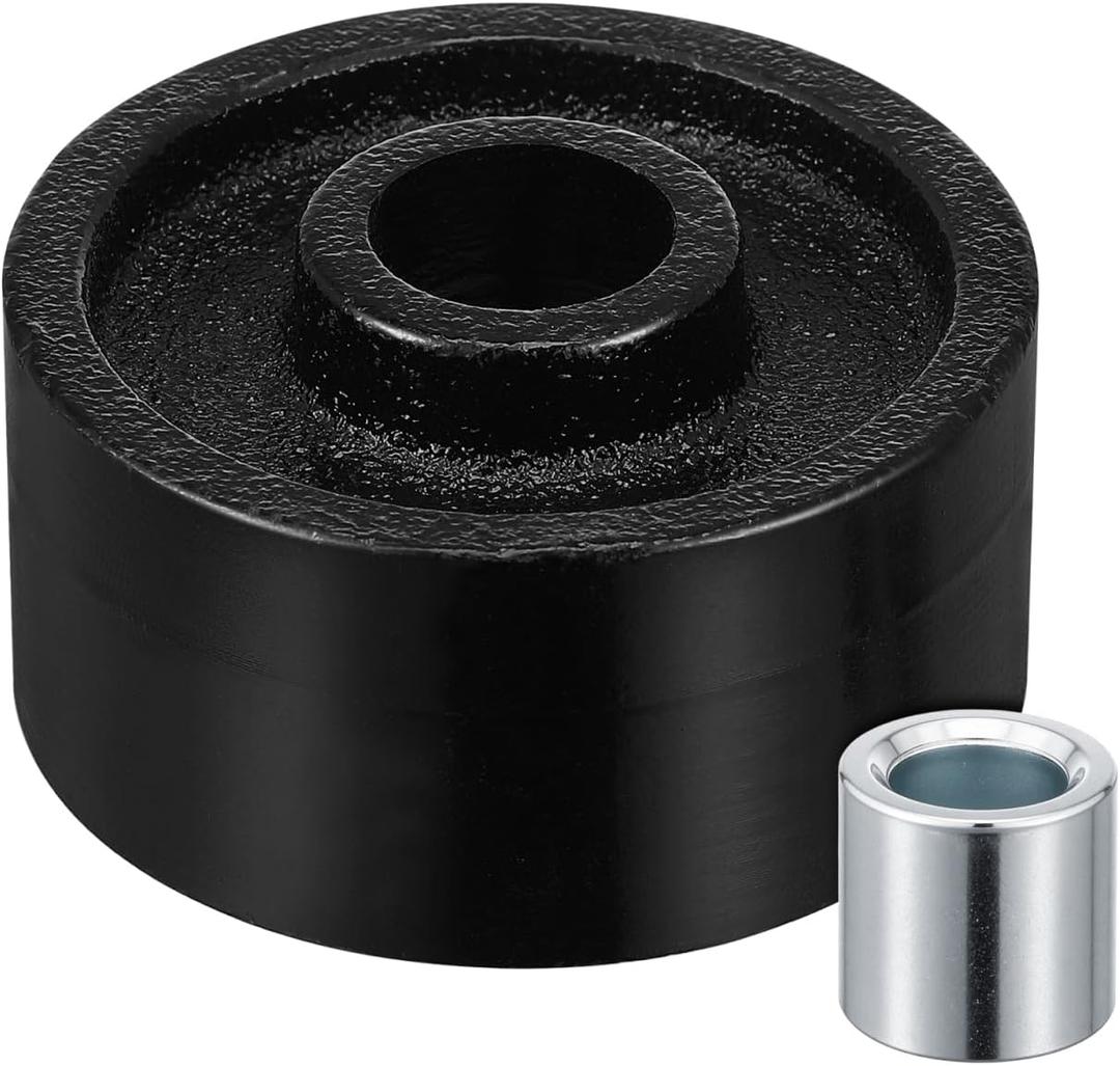 Universal Wheel, Horizontal 2.5 Tons Front Wheel, Jack Wheel for Jack Bearing Wheel, Metal Oil Seal Auto Accessories Replacement Black, 6.50X6.50X3.50CM, 14DMM362183IXH