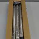 Chrome Shower Curtain Rod 31 to 80 Inch,1 Inch Diameter Adjustable Spring Tension Curtain Rod No Drilling Stainless Steel Telescoping Rod,No Rust