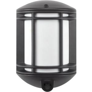 It's Exciting Lighting IEL-1300 Cambridge Battery Powered Motion Sensor LED Security Light, Black Finish