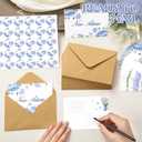 50 Sets Change of Adress Postcards with Envelopes New Adress Cards for New Home Watercolor Hydrangea and Front Door Design Moving Announcement Cards for Housewarming(Hydrangea)