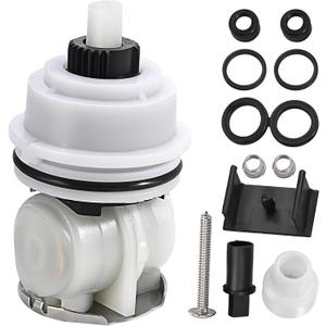 RP32104 Delta Shower Cartridge Replacement for Delta Monitor 1700 Series (1998-2005) Dual Function Bath Tub and Shower Faucet Parts Delta Shower Faucet Cartridge Assembly (White)