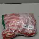 SHENHE Women's 3 Piece Swimsuits Crochet Striped Bikinis Triangle Halter Bathing Suit with Pants (Medium, Red)