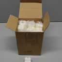 ACITHGL 30 Sets Fully Assembled Small Bubble Candle Party Favors for Guests Bulk Bridal Showers Favors Candles with Stylish Ribbons Thank You Cards Gifts (White)