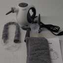 Handheld Steam Cleaner with Safety Lock, 500mL Large Tank & 19PCS Accessories - Multi-Surface Deep Cleaning for Kitchen, Bathroom, Car, Sofa - Removes Stubborn Grime, Sanitizes Surfaces (White)