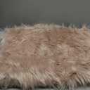 EasyJoy Ultra Soft Fluffy Shaggy Area Rug Faux Fur Rug Chair Cover Seat Pad Fuzzy Area Rug for Bedroom Floor Sofa Living Room (2 x 6 ft Sheepskin, Pink)