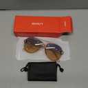 Livho Trendy Polarized Aviator Sunglasses Women Men, Retro Sun Glasses for Women Men 2024, Oversized UV Protection Shades, Medium