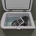 Coca-Cola Diet Coke DC04 4 Liter/4.2 Quarts 6 Can Portable Mini Cooler/Fridge, Beverages, Baby Food, Skincare and Medications-Use at Home, Office, Dorm, Car, RV or Boat-with AC & DC Plugs, Gray