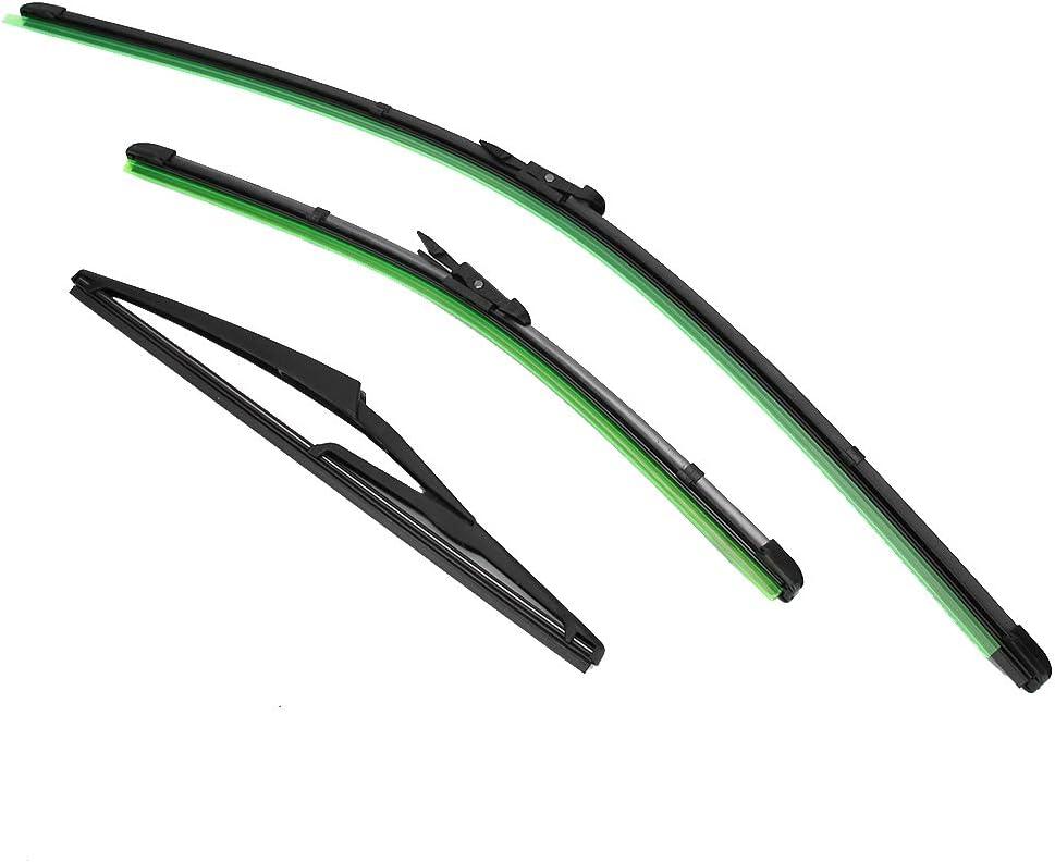 Windscreen Windshield Wiper Blade 3pcs Front Rear Grande Punto 199