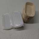 17 oz Disposable salad bowls with lids, Sugarcane Fiber Paper Bowls take away Bagasse food containers meal prep deli container 50 Pack (17oz, With Lids)