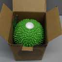 Catnip Feeder - Cat Face Scratcher Wall Corner Massage Comb for Indoor Cats Self Grooming Brush (Green)