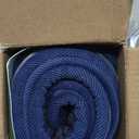 BALANCE Dog Crate Pad, Dog Foam Crate Mat Kennel Pad, Washable Water-Resistant Pet Bed Flat Dogs Cage Mat for Small Dogs (24.0"L x 18.0"W x 0.8"Th, Dusty Blue)