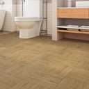 Livelynine 32-Sheets Oak Wood Flooring Peel and Stick Floor Tile Waterproof Honey Oak Sheet Vinyl Flooring Tiles 12x12 Kitchen Flooring Laminate RV Flooring Squares Renter Friendly Floor Stickers