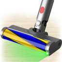 Vacuum Attachments with Dust Detect Green Light for Dyson V7 V8 V10 V11 V15 Cordless Cleaners, Hard Floor Soft Roller Brush Head Motorhead Replacement Accessories Parts