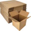zmybcpack 40 Pack 5x5x5 inch Corrugated Boxes Mailer- Corrugated Cardboard Mailer Shipping Boxes, Small Mailing Packing Boxes for Shipping, Moving, Storage