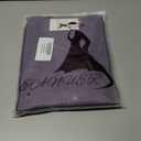 Women's Short Sleeve Cropped Cardigan Button Down Sweater Lightweight Knit Shrugs (Purple, XXL)