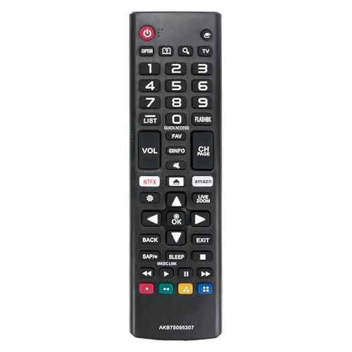 New AKB75095307 Replace Remote fit for LG TV 43UJ6300 49UJ6300 65UJ6300 55UJ6300 55UJ6540 43LJ5500 43LJ550M 49LJ5500 49LJ550M 49UJ6500 55LJ5500 55LJ550M 55UJ600 OLED65B7A OLED55C7P OLED65C7P OLED55E7P