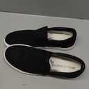 Men's Sneakers Classic Low Top Slip On Shoes Wide Canvas Skate Loafers Sneakers with Soft Insole Causal Dress Shoes for Men Comfortable Walking Shoes Slip on Sneakers for Men Size 11