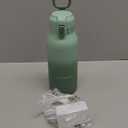 Momcozy Portable Bottle Warmer for Travel  Dual Heating Modes for Breast Milk & Water, Portable Milk Warmer with Fast Heating & Long Battery Life, 17 Ounces Large Capacity to Meet Your All-Day Needs (Gradual Change of Green)