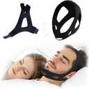 Anti Snore Chin Strap for Sleeping, CPAP Chin Strap, Anti Snoring, CPAP Chin Strap to Keep Mouth Closed, Adjustable, Breathable and Comfortable.