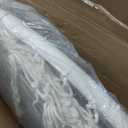 Greenstell Hammock Chair, Macrame Swing Chair with Comfy Cushion, Boho Hanging Chair for Outdoor & Indoor, Perfect for Bedroom, Patio, Balcony, Hold up to 350Lbs, White (Larger Size (32.7 x 35.4 x 50.4 inch))