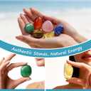 Premium Taurus Crystals Gift Set - 6 Natural Zodiac Healing Crystals for Energy & Meditation | Rose Quartz, Citrine, Lapis Lazuli | Elegant Gift Box, Greeting Card & Crystal Guidebook