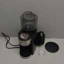 Aromaster Conical Burr Coffee Grinder with 25 Grind Settings,Adjustable 2-12 Cups Timer,Coffee Bean Grinder,3-Ear Portafilter Holder, Anti-static Design,Cleaning Brush Included,Premium Black