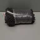 OLANLY Bathroom Rugs 24x16, Extra Soft Absorbent Chenille Bath Rugs, Rubber Backing Quick Dry, Machine Washable Bath Mats for Bathroom Floor, Tub and Shower, Home Decor Accessories, Dark Grey