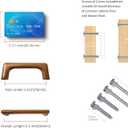 LIMUR 10 Pack 3 Inch (76 mm) Hole Center Antique Brass Cabinet Pulls - Solid Zinc Alloy Kitchen Cabinet Handles, Drawer Pulls,Drawer Handle, Wardrobe & Dresser Handles, Cupboard Hardware