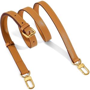 Vachetta Leather Replacement Adjustable Shoulder Strap for L V Handbag Replacement Bag Strap
