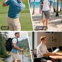 FREE SOLDIER Men's Golf Dress Shorts 7 Inch Quick Dry Lightweight Hiking Casual Work Golf Shorts with 5 Pockets, Size 40W/7L