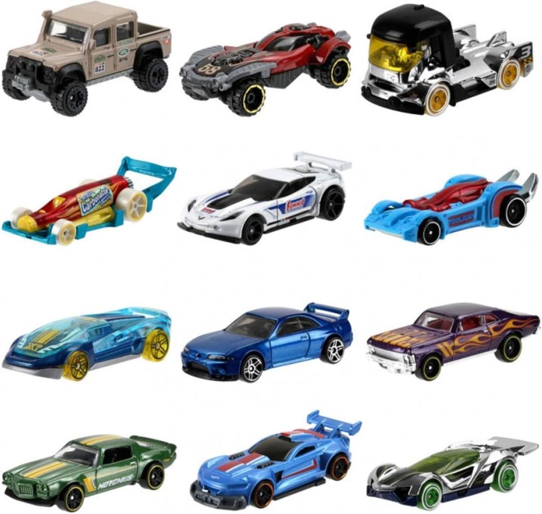 Mattel Hot Wheels  Random Case Basic Die-Cast Toy Cars, 21 Pack